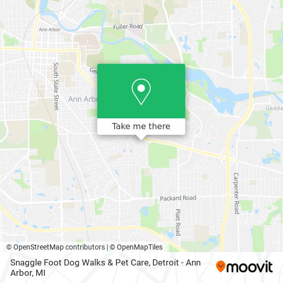 Snaggle Foot Dog Walks & Pet Care map