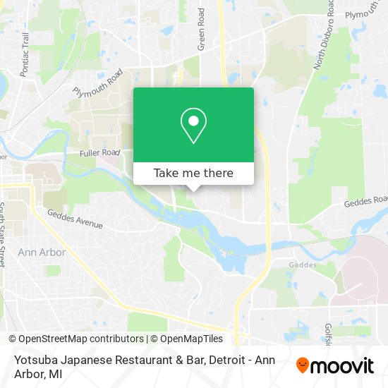 Mapa de Yotsuba Japanese Restaurant & Bar