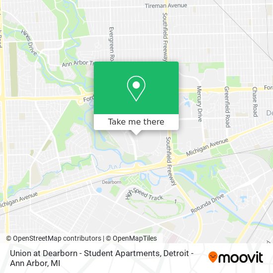 Union at Dearborn - Student Apartments map