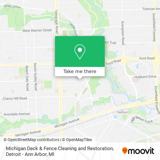 Mapa de Michigan Deck & Fence Cleaning and Restoration