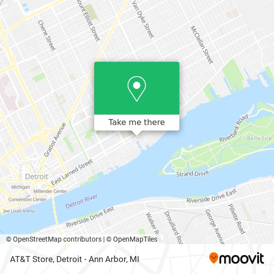 Mapa de AT&T Store