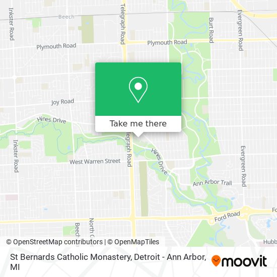 St Bernards Catholic Monastery map