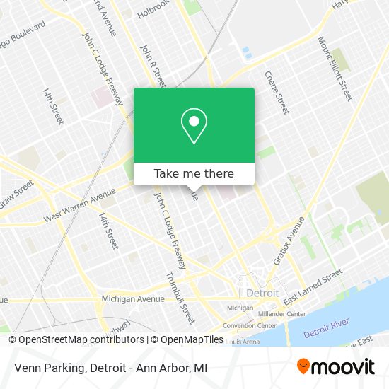 Venn Parking map