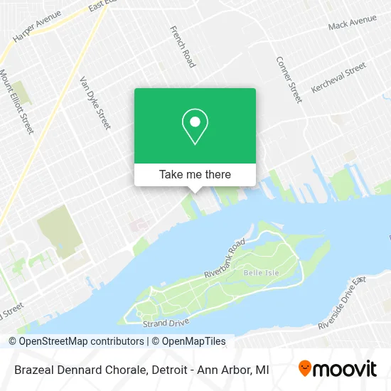 Brazeal Dennard Chorale map