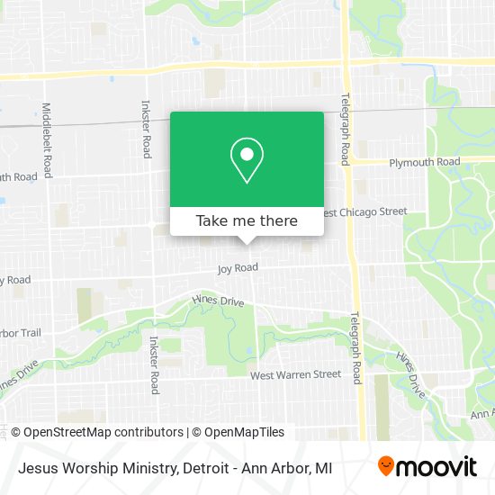 Mapa de Jesus Worship Ministry
