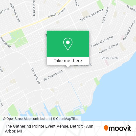 Mapa de The Gathering Pointe Event Venue