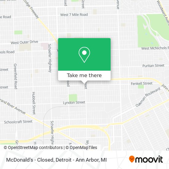 How to get to McDonald s Closed in Detroit by Bus