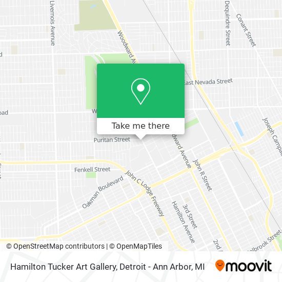 Hamilton Tucker Art Gallery map