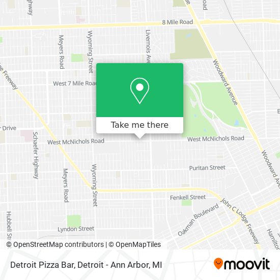 Mapa de Detroit Pizza Bar