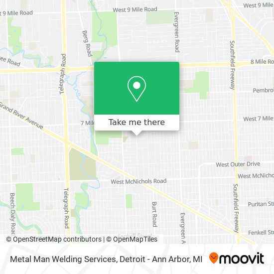 Mapa de Metal Man Welding Services