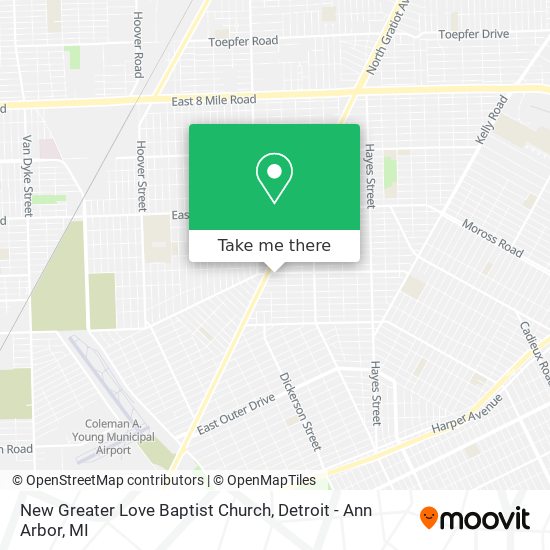 New Greater Love Baptist Church map
