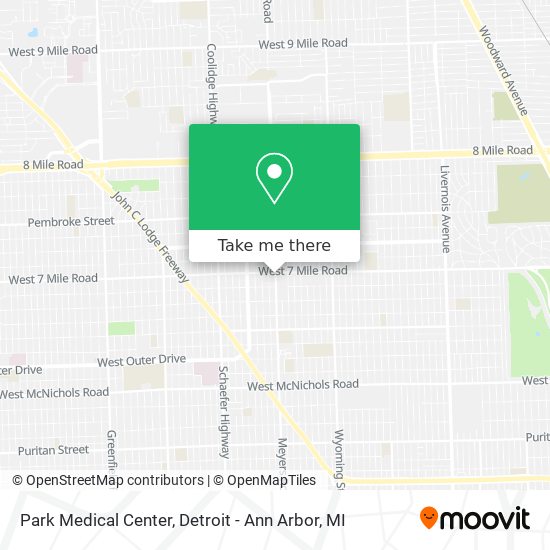 Park Medical Center map