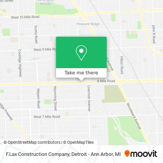 F.Lax Construction Company map