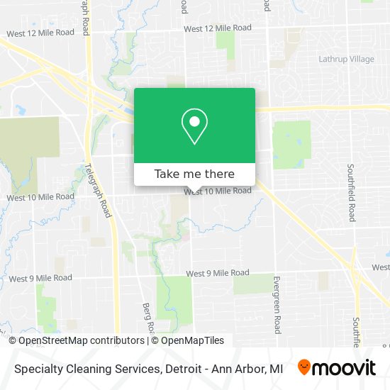 Specialty Cleaning Services map