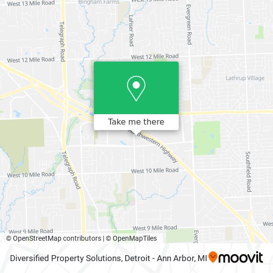 Diversified Property Solutions map