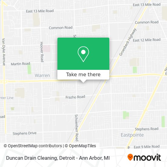 Mapa de Duncan Drain Cleaning