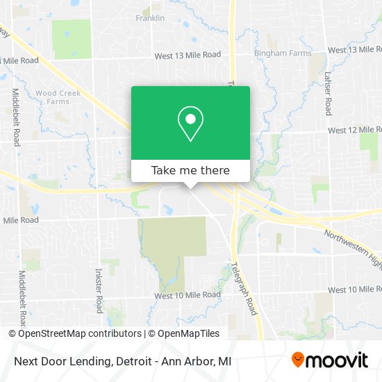 Mapa de Next Door Lending