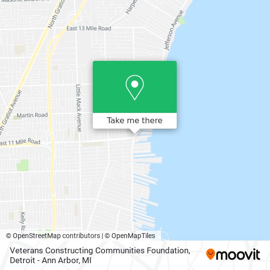 Veterans Constructing Communities Foundation map