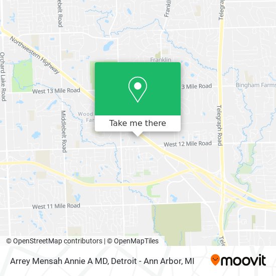 Mapa de Arrey Mensah Annie A MD