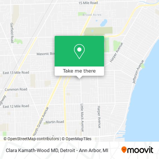 Mapa de Clara Kamath-Wood MD