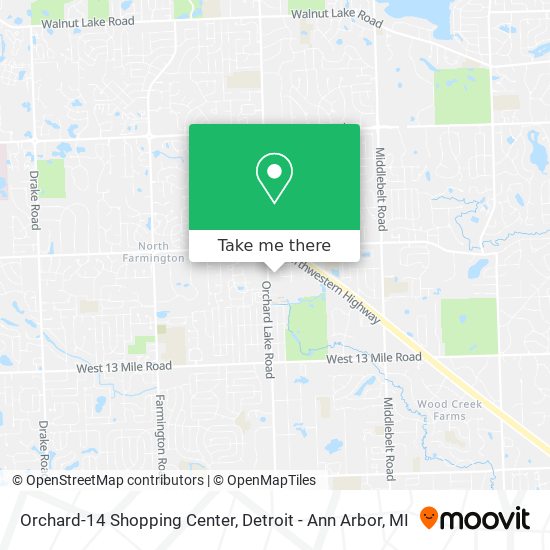 Orchard-14 Shopping Center map