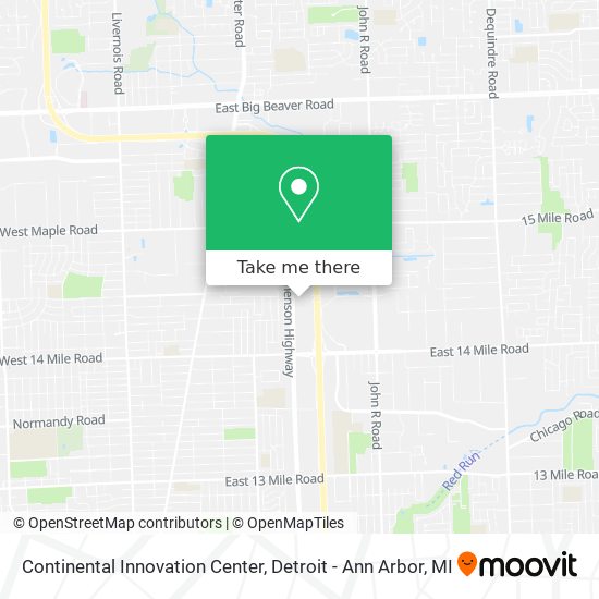 Mapa de Continental Innovation Center