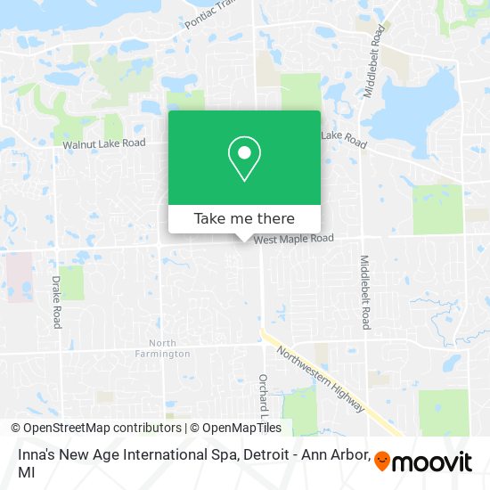 Mapa de Inna's New Age International Spa