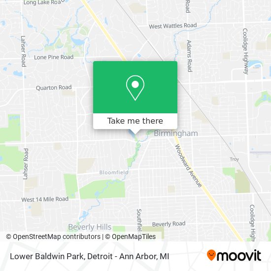Mapa de Lower Baldwin Park