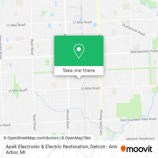 Apek Electronic & Electric Restoration map