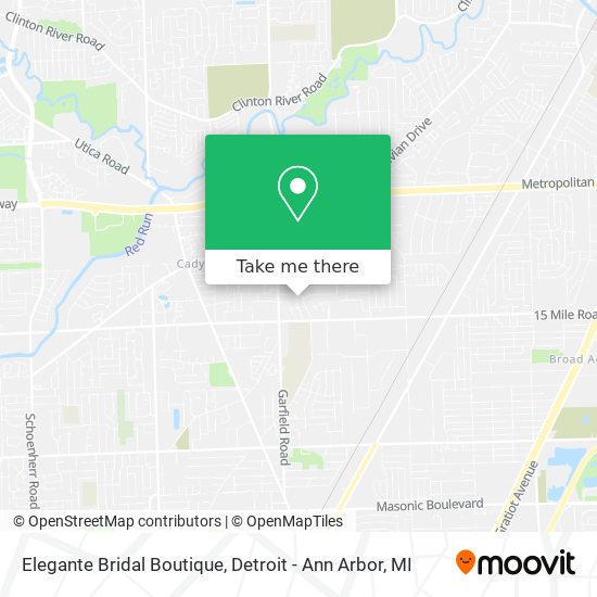 Elegante Bridal Boutique map