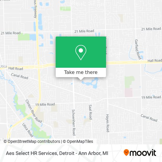 Aes Select HR Services map