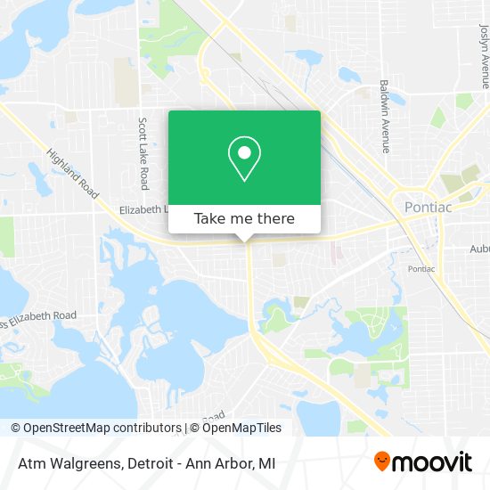 Mapa de Atm Walgreens