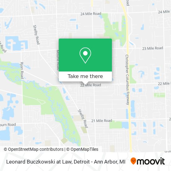 Leonard Buczkowski at Law map