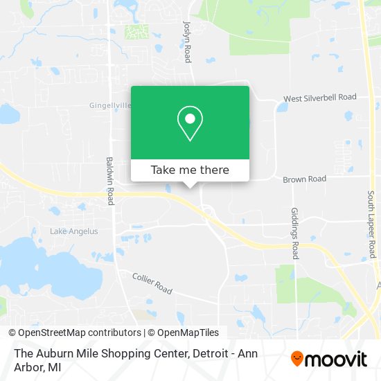 The Auburn Mile Shopping Center map