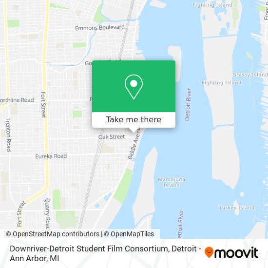 Downriver-Detroit Student Film Consortium map