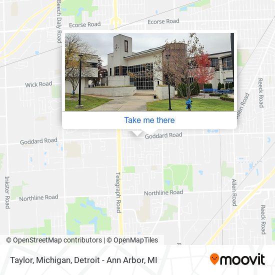 Taylor, Michigan map