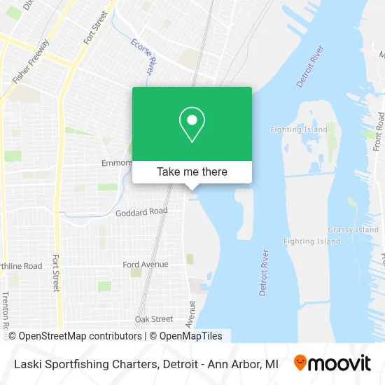 Laski Sportfishing Charters map