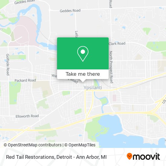 Red Tail Restorations map