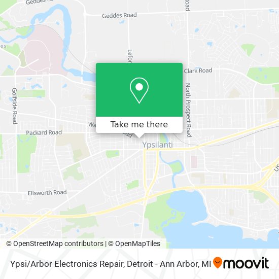 Ypsi/Arbor Electronics Repair map