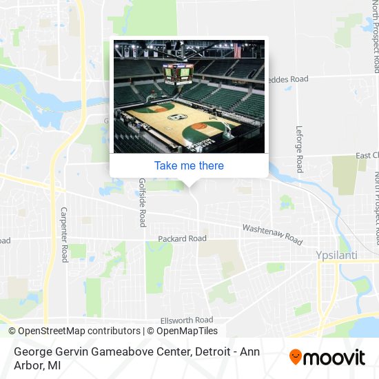 Mapa de George Gervin Gameabove Center