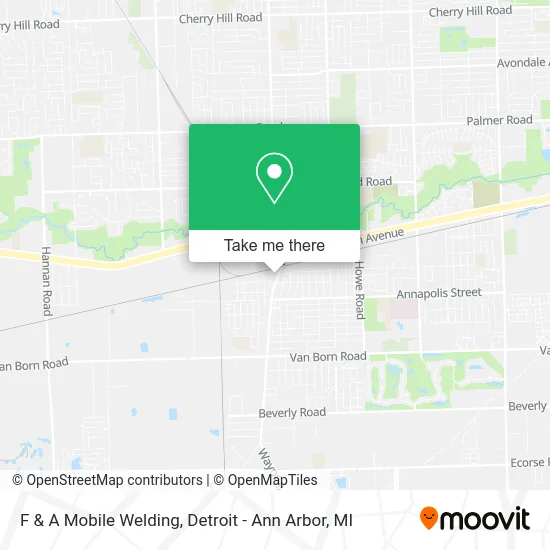 F & A Mobile Welding map