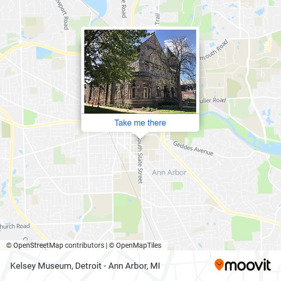 Mapa de Kelsey Museum