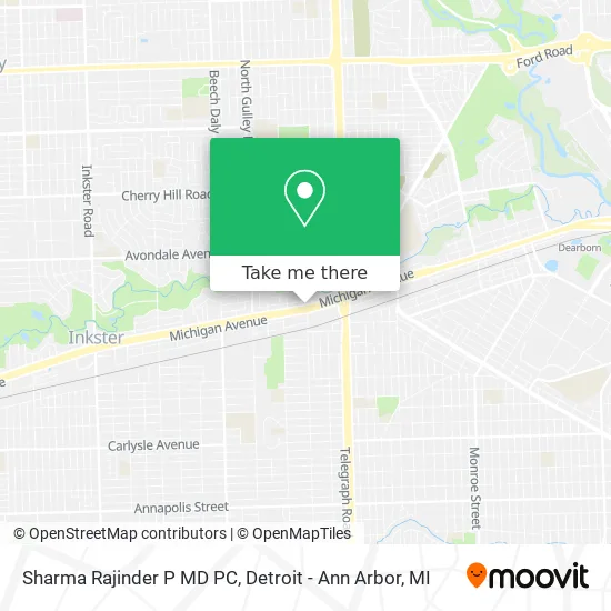 Sharma Rajinder P MD PC map