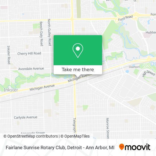 Mapa de Fairlane Sunrise Rotary Club