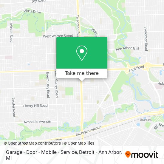 Garage - Door - Mobile - Service map