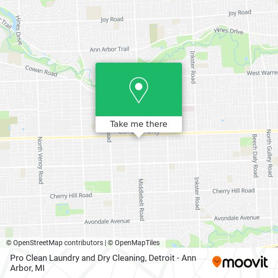 Pro Clean Laundry and Dry Cleaning map