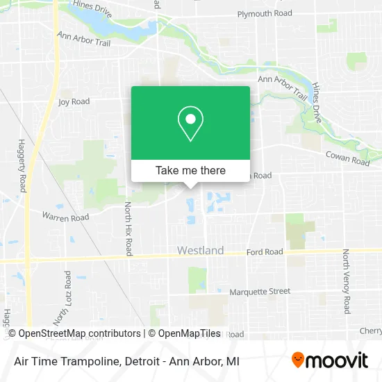 Air Time Trampoline map