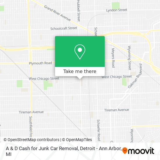 Mapa de A & D Cash for Junk Car Removal