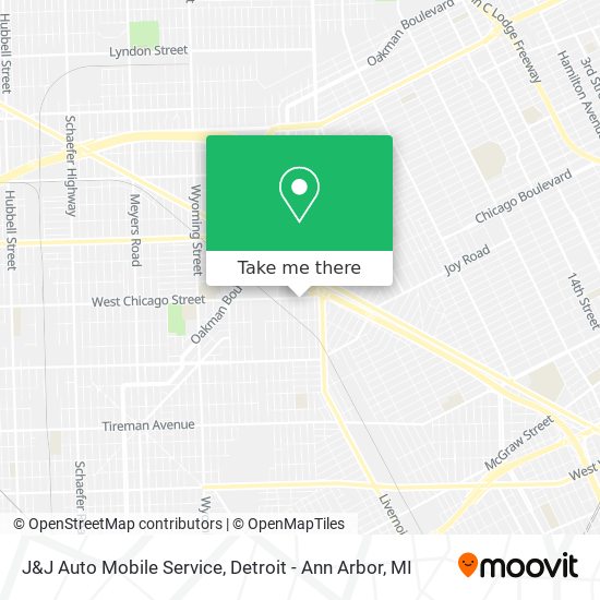 Mapa de J&J Auto Mobile Service