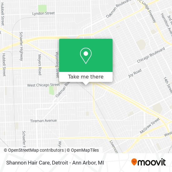 Shannon Hair Care map